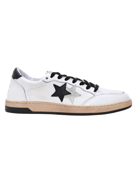 Sneakersy 2star skórzane białe