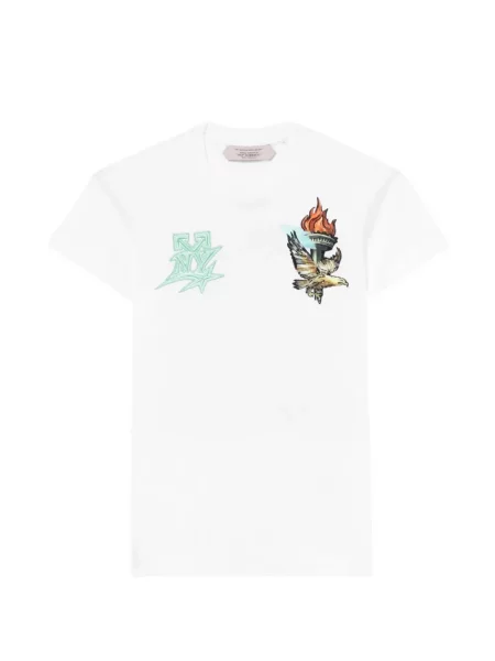 Tricou Off-white cu imagine alb