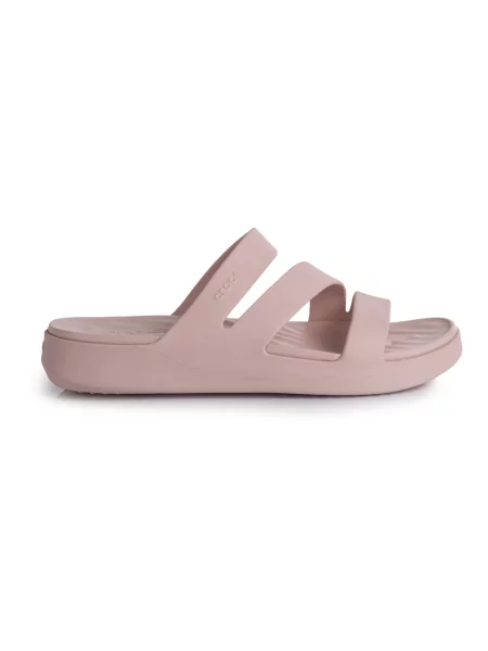 Japonki Crocs Getaway Strappy beżowe
