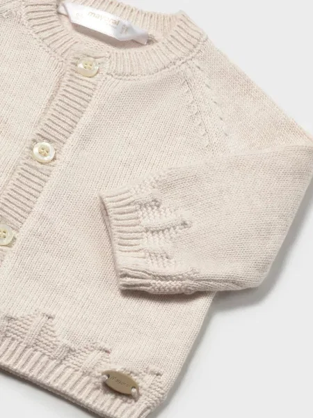 Mayoral Newborn кардиган для немовлят з бавовною