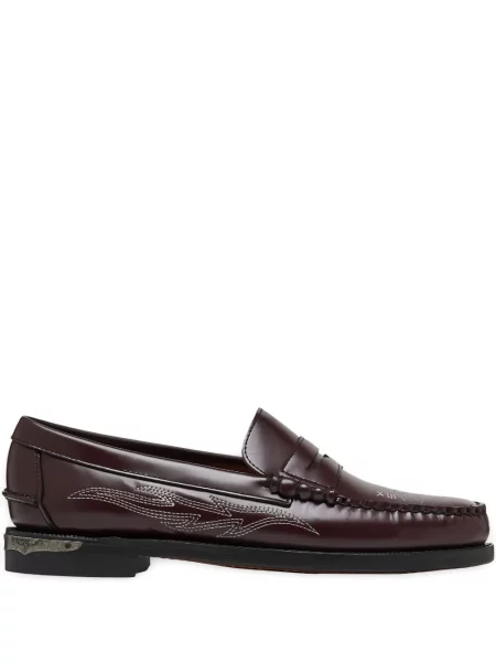 Лоуфъри Sebago бродирани кафяво