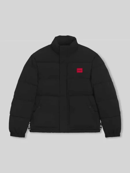 Kurtka HUGO Balto Logo czarno-czerwona XL czarna