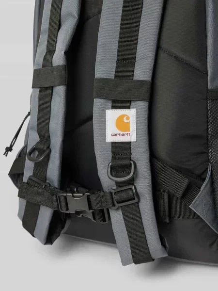 Plecak z naszywką z logo model KICKFLIP' Carhartt Wip szary