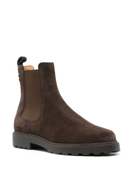 Botine chelsea Bally din piele de căprioară maro