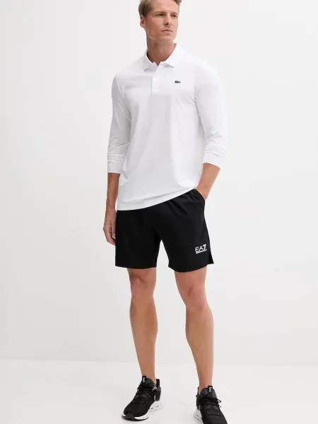 Лонгслів Lacoste однотонний білий