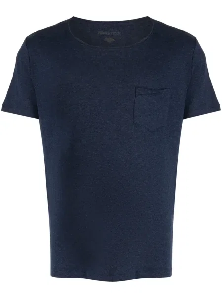 Tricou Private Stock cu decolteu rotund albastru