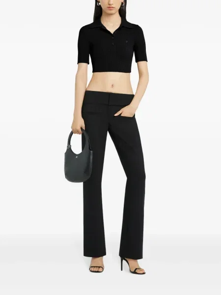 Polo Courreges tricotate negru