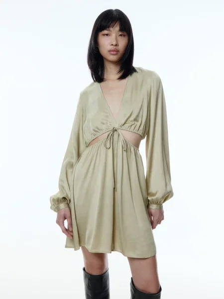 EDITED Rochie Josepha verde bej