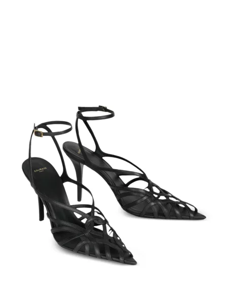 Sandale Balmain din piele negru