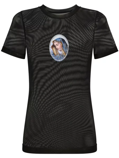 Tricou Dolce & Gabbana plasă negru