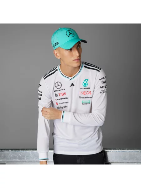 Adidas Kšiltovka Mercedes AMG Petronas Formula One Team Driver Tyrkysová černá