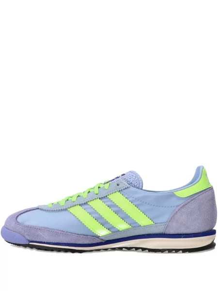 Sneakerși Adidas Originals din piele de căprioară cu dungi albastru