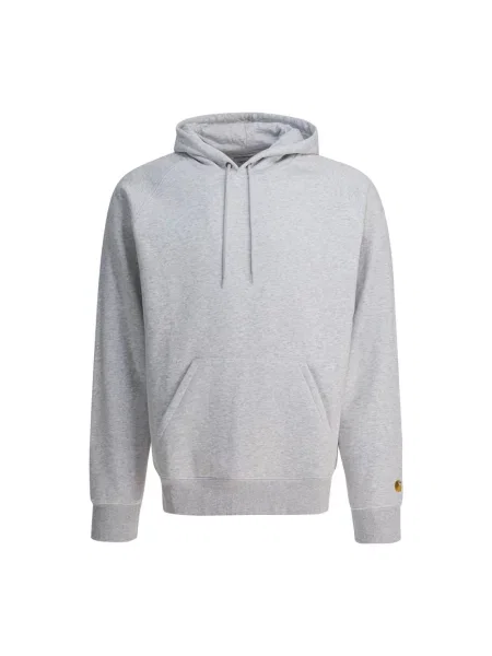 Bluza z kapturem Carhartt Wip z kapturem szara