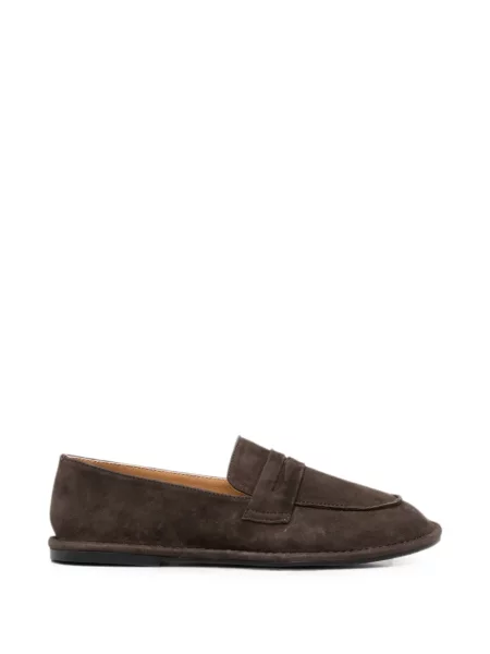 Pantofi loafer Linda Baumann din piele de căprioară maro