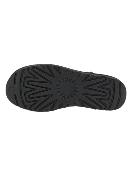Klasické malé tenisky Ugg na platforme čierna