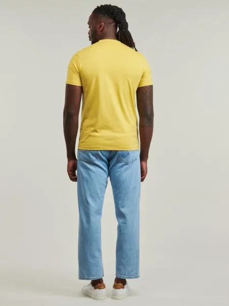 Tricou Fred Perry cu broderie galben