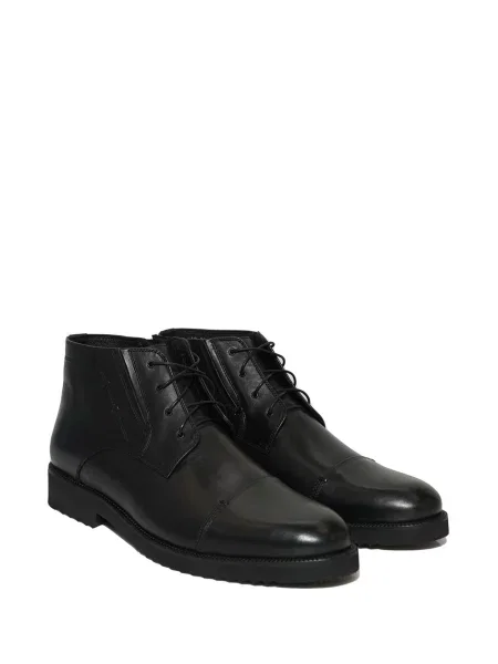 Кожаные ботинки Marco Piero черные