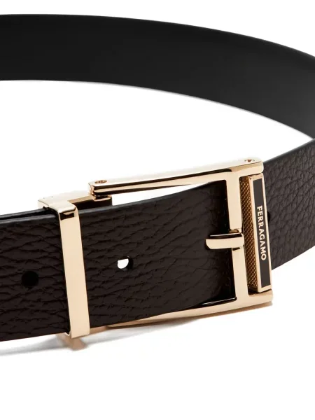 Curea Ferragamo din piele maro