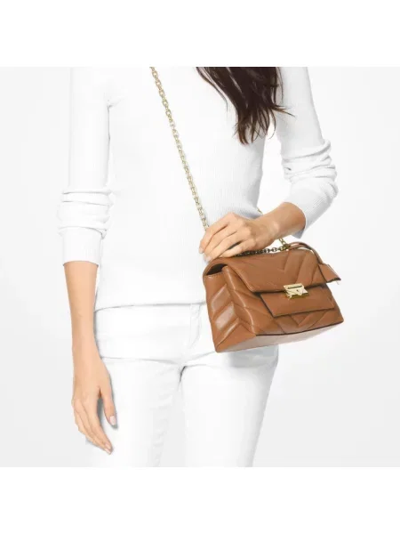 Torebka crossbody Michael Kors brązowa