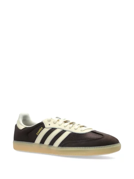 Sneakerși Adidas Samba cu dungi maro