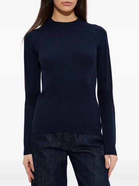 Rebrasti top Moncler Grenoble s autogramom plava