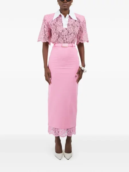 Polo Rowen Rose din dantelă roz