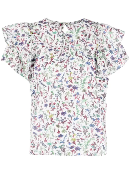 Bluza Tommy Hilfiger s cvjetnim printom s printom bijela