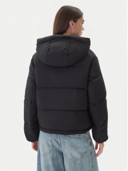 Tommy Jeans Zimska jakna črna