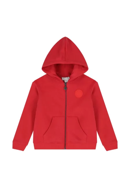 Bluza z kapturem dziecięca Stella Mccartney czerwona