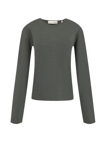 Tricou cu mânecă lungă Fear Of God Essentials tricotate gri