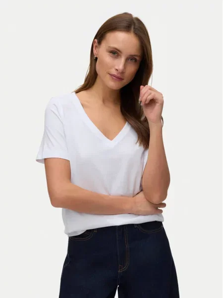 VERO MODA Tricou VMPAULINA' alb