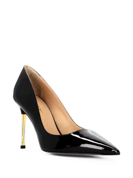Pantofi cu toc Mach & Mach din piele de lac negru