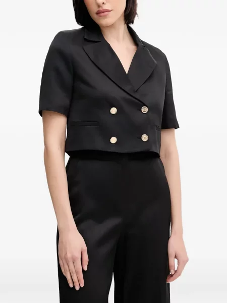 Cropp sacou Gaudi cu două rânduri de nasturi negru