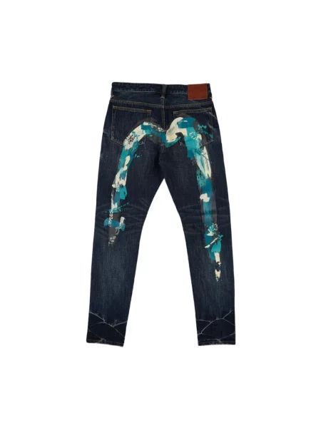 Jeansy Evisu niebieskie