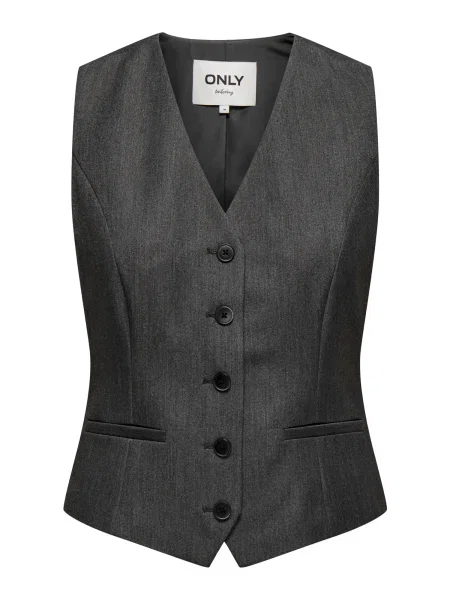 Vestă de costum Only gri