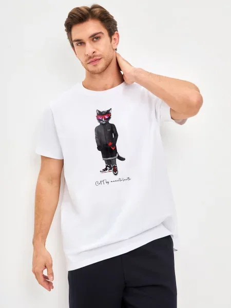 Cat e Lolette Tričko Sport Cat' biela