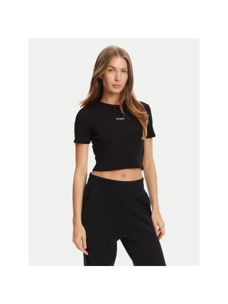 Guess Póló Slim Fit fekete