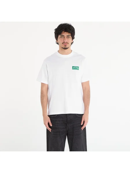 Tricou Calvin Klein Jeans Ss Easy Collegiate Tee White S alb
