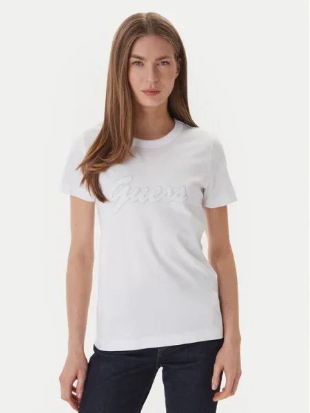 Guess T-shirt Regular Fit bijela