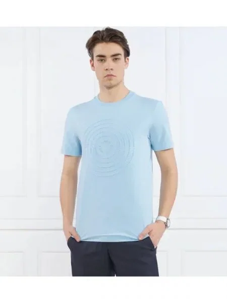 BOSS GREEN Tricou Tee 12 albastru