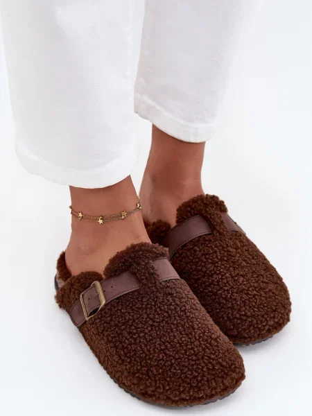 Copati Boto iz flisa rjava