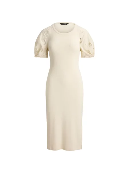 Rochie midi Lauren Ralph Lauren tricotate