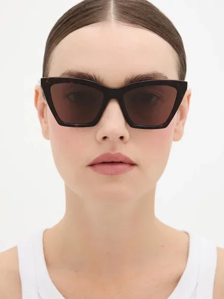 Alexander McQueen napszemüveg barna