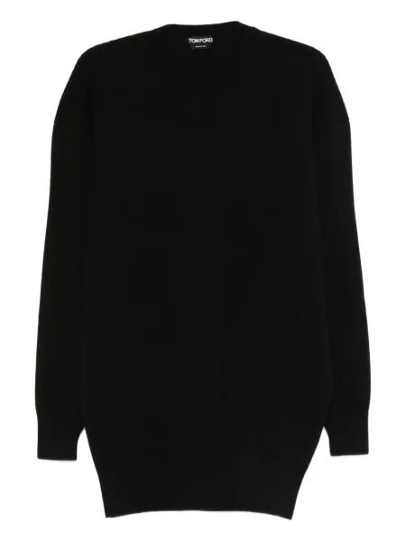 Mała sukienka mini Tom Ford z kaszmiru garniturowa czarna