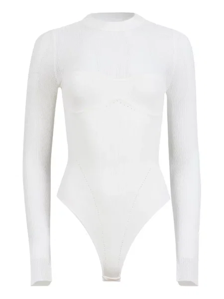 Body Fleur Du Mal tricotate alb