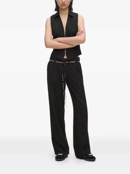 Vestă denim Karl Lagerfeld Jeans negru
