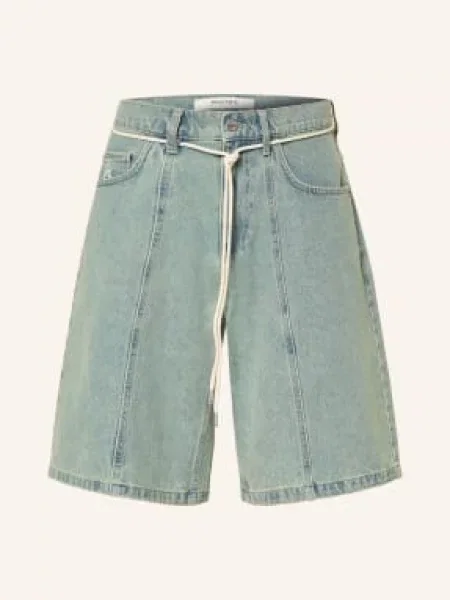 About:Blank Szorty Jeansowe O Szerokim Kroju blau