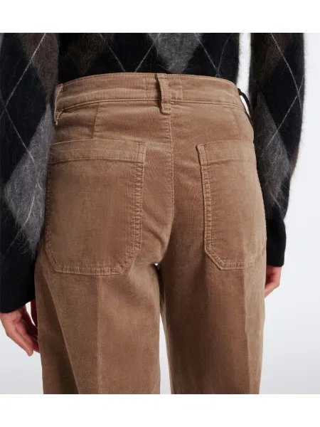 Pantaloni Frame de catifea cord bej