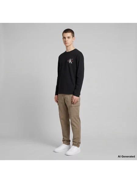 Tričko Calvin Klein Jeans čierna