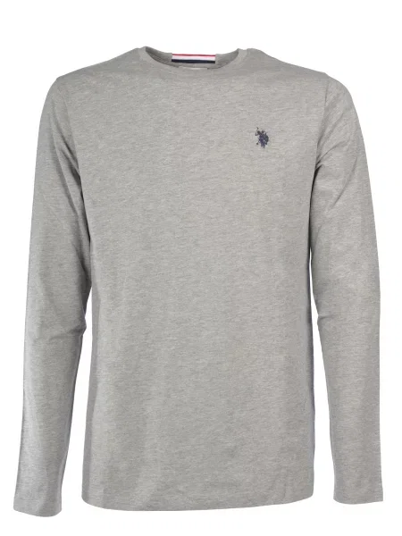 U.S. POLO ASSN. Tricou deschis gri
